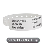 Poly Adult Write-On Wristbands